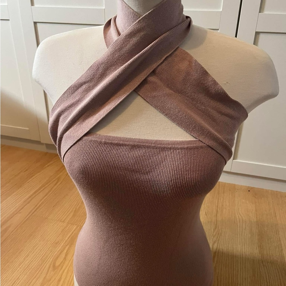 Chic Pink Halter Top